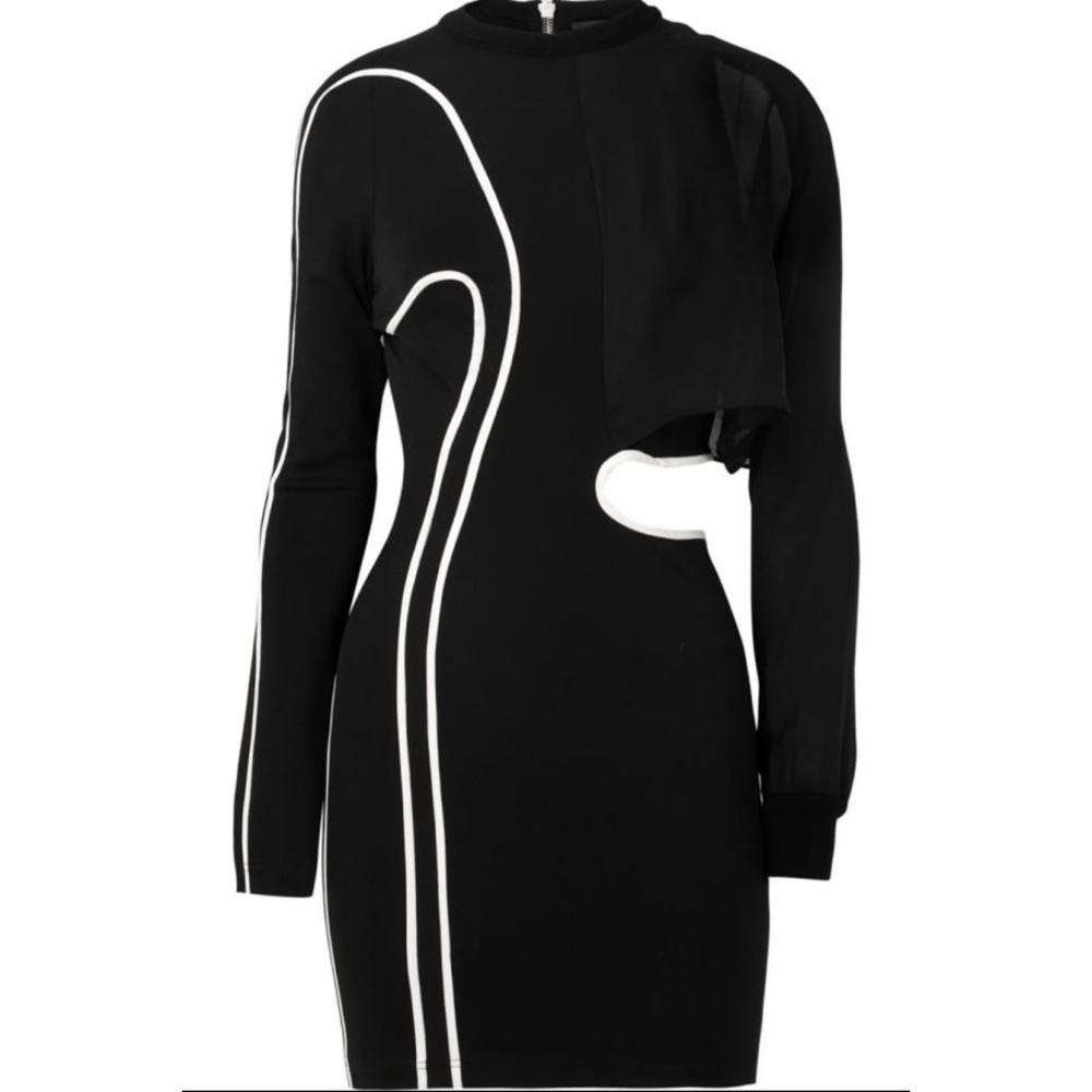 Alexander Wang Sporty Black Bodycon Dress - Size 0